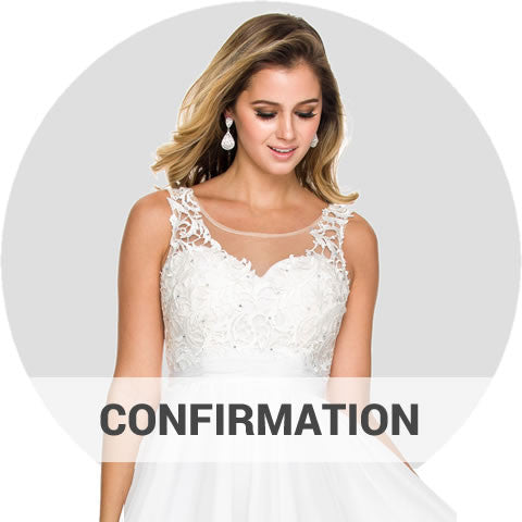 white christmas dresses Shop Designer Girls Confirmation Couture Outfit Set 10 main image 0