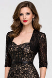 Mid Length Sleeve Lace Bolero Jacket