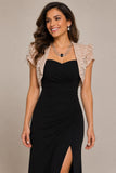 La Scala 10523 Short Sleeve Lace Shrug