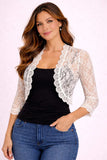 Mid-Length Lace Bolero Jacket
