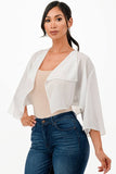 La Scala 11629 Sheer Chiffon Bolero