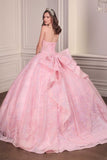 Ladivine 15732 Fairytale Strapless Sweetheart Cinderella Quinceanera Ball Gown