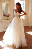 Juliet JT2495AW Long A-Line Floral Lace Bridal Gown