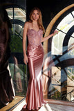 Juliet JT2531K Fitted Bodice Long Satin Sweetheart Prom Gown