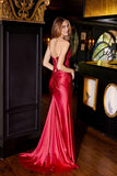 Juliet JT2534K Strapless Sweetheart Boned Corset Satin Prom Gown