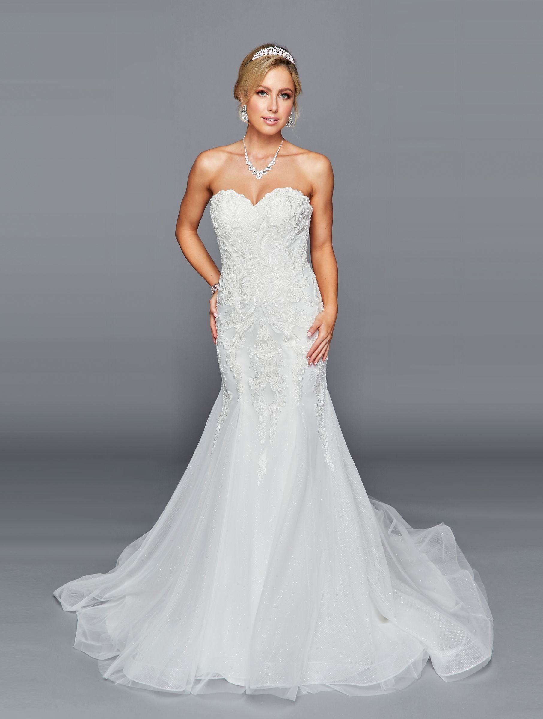 DeKlaire Bridal 440 Strapless Mermaid Wedding Dress