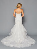 DeKlaire Bridal 445 Scoop Neckline Mermaid Wedding Dress