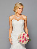 DeKlaire Bridal 445 Scoop Neckline Mermaid Wedding Dress
