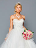 DeKlaire Bridal 446 Sweetheart Neckline A-Line Ball Wedding Dress
