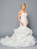 DeKlaire Bridal 447 V-Neckline Mermaid Wedding Dress