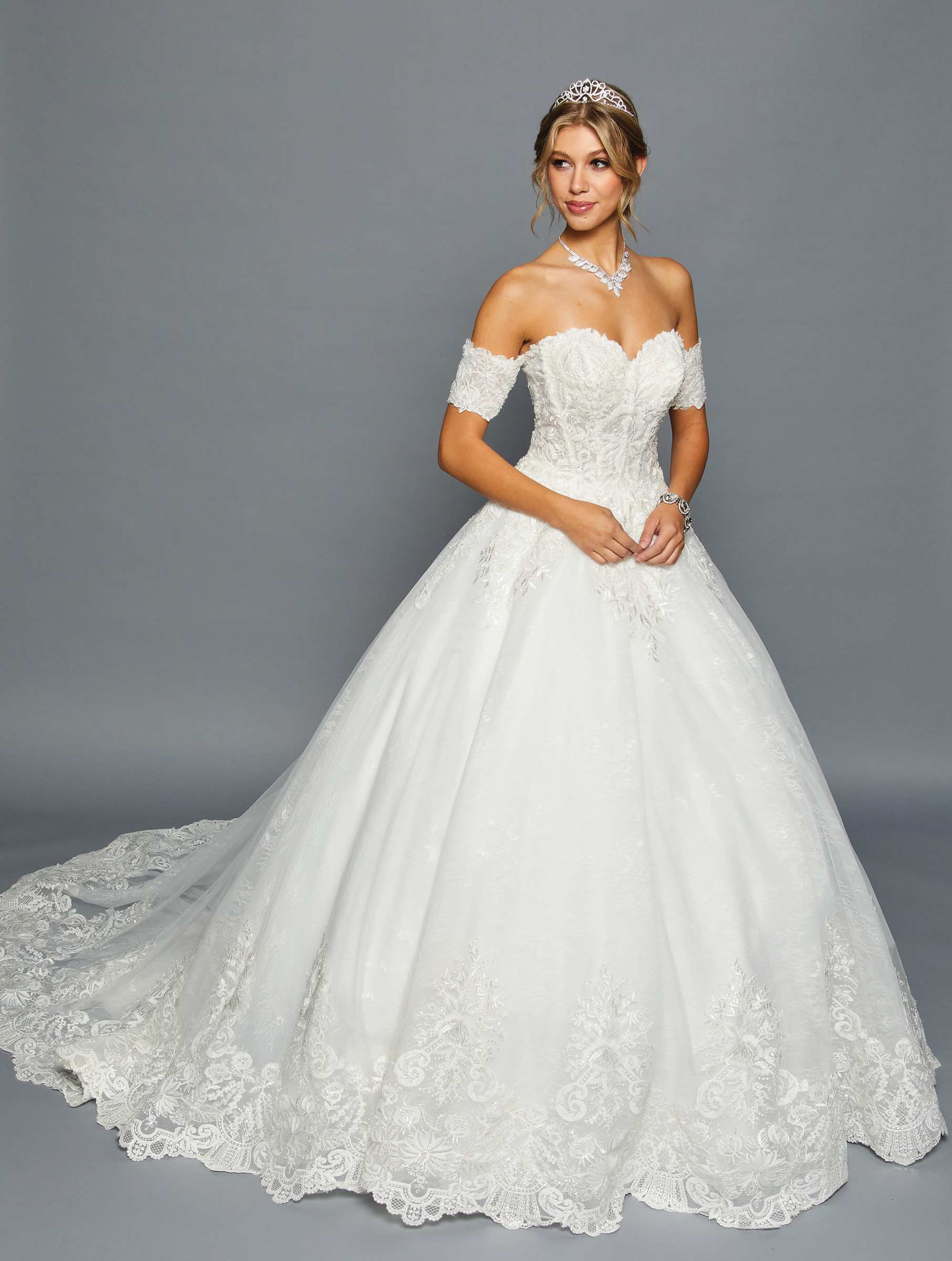 DeKlaire Bridal 462 Long A-Line Wedding Ballgown