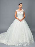 DeKlaire Bridal 463 Floor Length A-Line Ball Wedding Gown