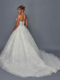 Deklaire Bridal 494 Strapless A-Line Ballgown Wedding Gown