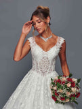 Deklaire Bridal 497 Poofy A-Line Ballgown Wedding Gown Chapel Train