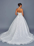Deklaire Bridal 503 Timeless A-Line Strapless Wedding Gown