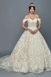 Deklaire Bridal 509 Off the Shoulder Sweetheart Ballgown Wedding Dress