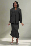 Hosanna 5558 Modest 3-Piece Outfit Set Ankle Length