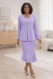 Hosanna 5558 Modest 3-Piece Outfit Set Ankle Length