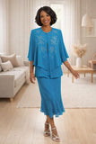 Hosanna 5559 Modest 3-Piece Outfit Set Ankle Length