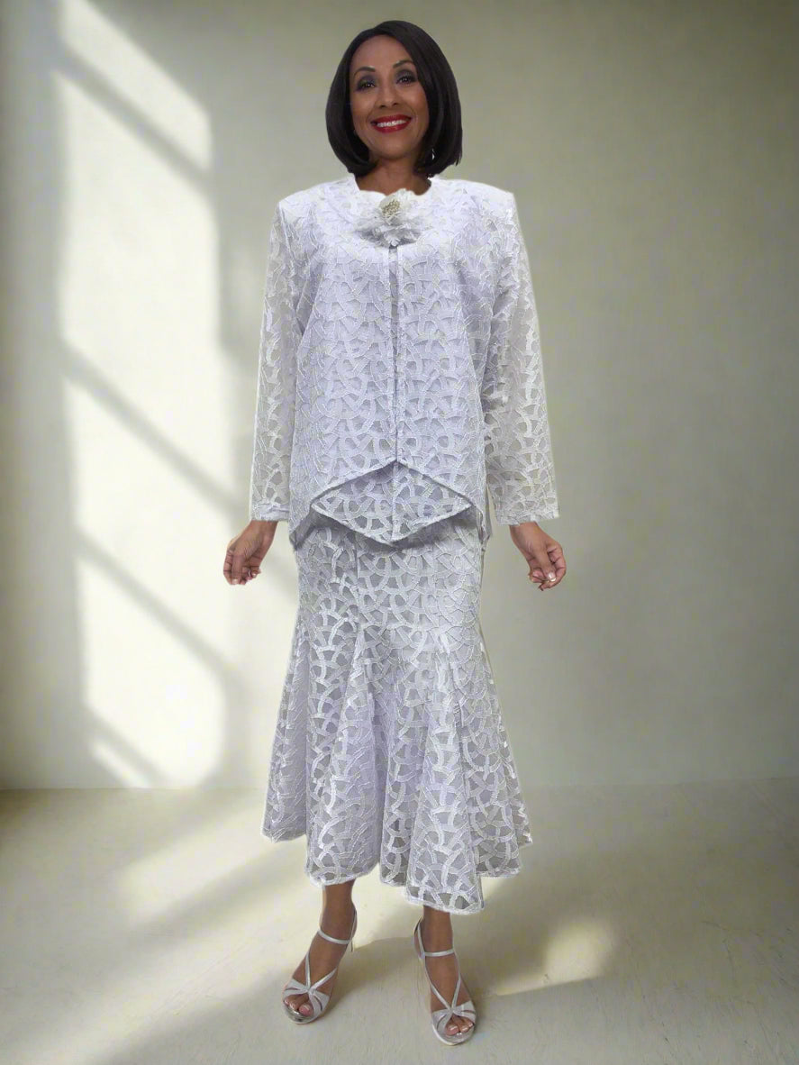 Hosanna 5561 Modest 3-Piece Outfit Set Ankle Length