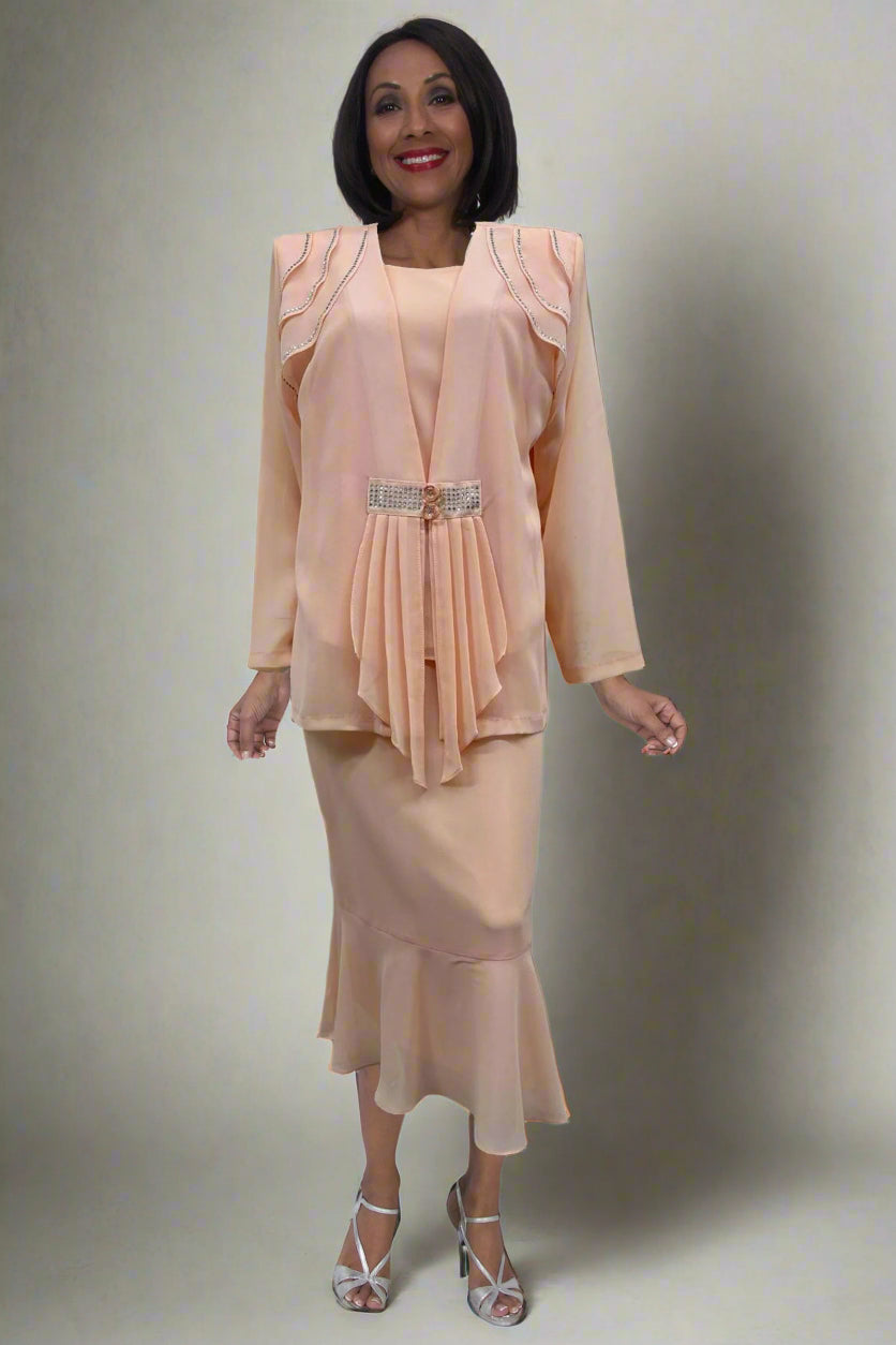 Hosanna 5563 Modest 3-Piece Outfit Set Ankle Length