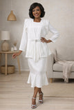 Hosanna 5563 Modest 3-Piece Outfit Set Ankle Length