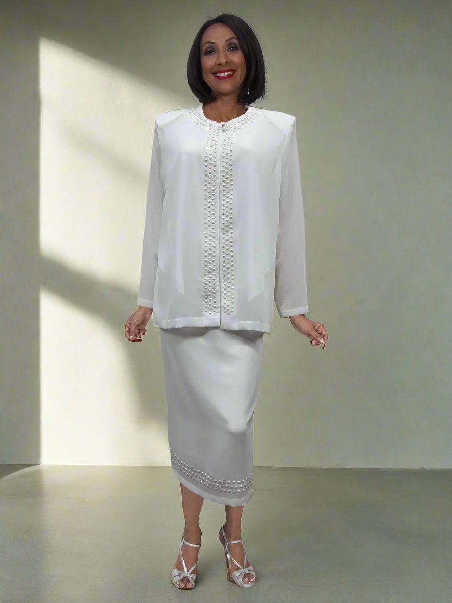 Hosanna 5565 Modest 3-Piece Outfit Set Ankle Length