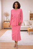 Hosanna 5573 Modest 3-Piece Outfit Set Ankle Length