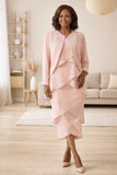 CLEARANCE - Hosanna 5575 Modest Pink 3-Piece Outfit (Size M)