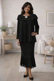 Hosanna 5588 Modest 3-Piece Outfit Set Ankle Length