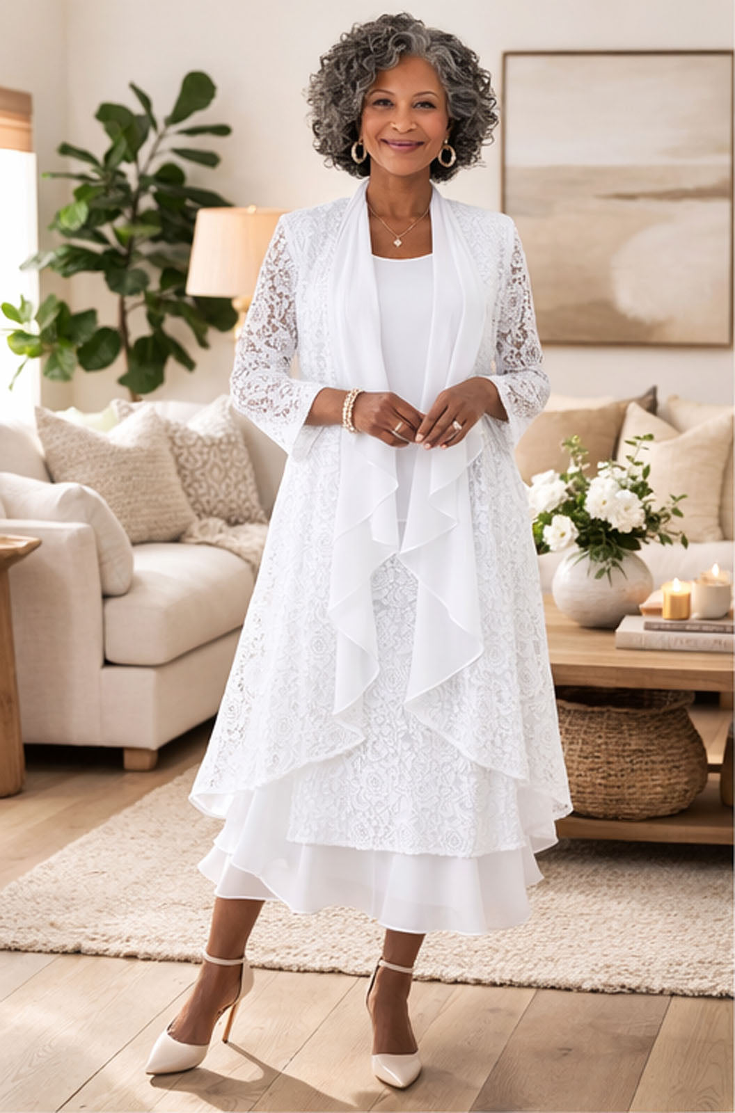 lace hippy dress Bohemian Lace Swing Maxi Dress