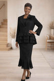 Hosanna 5622 Modest 3-Piece Set Ankle Length Dress