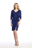 Celavie 6630-S Dress Knee Length Cocktail Includes Jacket