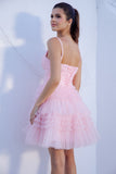 Eureka 9288 Short Ruffled Tiered Tulle Dress With Glitter