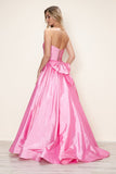 Poly USA | Ed Young 9754 Strapless A-Line Ballgown with Pockets Long Dress