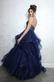 Eureka 9950 Double Strap Soft Ruffle Tulle A-Line Gown