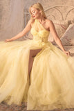 Andrea & Leo A1053 Leila A-Line Ball Gown One Shoulder