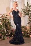 Andrea & Leo A1363 Dress Fitted Beaded Evening Gown