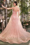 Andrea & Leo A1382 Dress Tulle Daisy Overskirt Gown