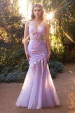 Andrea & Leo A1388 Dress Sequin Floral Mermaid Gown