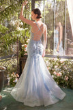Andrea & Leo A1429 Dress Sequin Lace Applique Mermaid Gown
