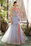 Andrea & Leo A1429 Dress Sequin Lace Applique Mermaid Gown