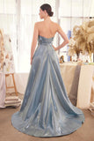 Andrea & Leo A1439 Dress Pleated Origami Liquid Taffeta Gown