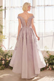 Andrea & Leo A1454 Dress Lavender Story High Low Hem Gown