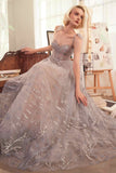 Andrea & Leo A1458 Dress Under The Sea Embroidery A-Line Gown