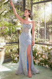 Andrea & Leo A1470 Dress Crystal Neckline Beaded Gown