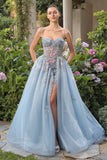 Andrea & Leo A1490 Whimsical Strapless Prom Ball Gown