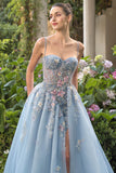 Andrea & Leo A1490 Whimsical Strapless Prom Ball Gown