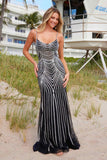 Nox Anabel A1582 Sleeveless Fully Beaded Fitted Dress