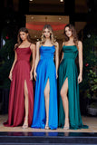 Nox Anabel A1744 Elegant Stretch Satin A-Line Evening Dress
